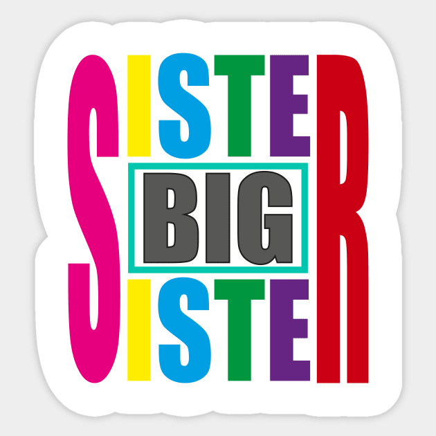 Big Sister Sticker by Family of siblings